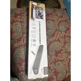 VMAI 2.OCH MINI SOUNDBAR LED DISPLAY REMOTE CONTROL FACTORY SEALED
