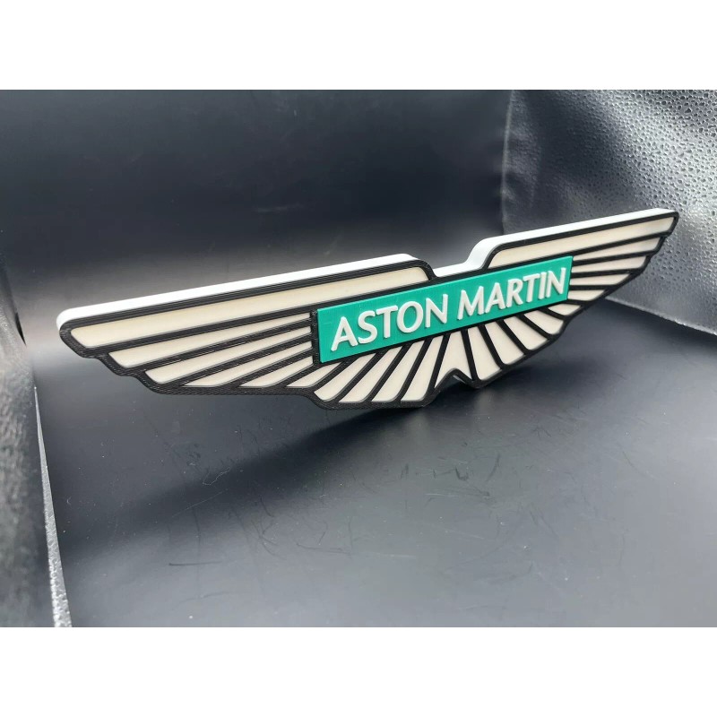 Aston Martin Logo Sign Display | 3D Wall Desk Shelf