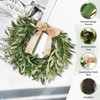 Olive Wreath for Front Door, 19'' Real Touch Door Wreath