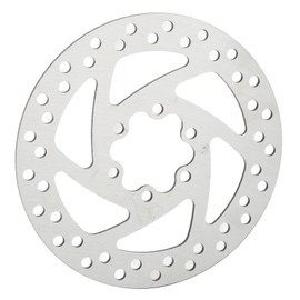 POENVFPO Freno de Disco de 140 Mm, Disco de Freno de Scooter de Acero Inoxidable Disco de Freno de Scooter Eléctrico con 6 Orificios y 6 Tornillos para Modificación de Scooter