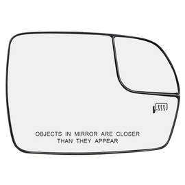 Senzeal Passenger Side Heated Mirror Glass Replacement with Blind Spot Mirror for Ford Edge 2015 2016 2017 2018 FT4Z17K707A (Right Side)