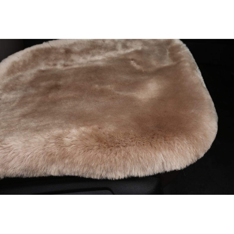 Sisha-A Sheepskin Seat Cushion Cover Wholehide Short Wool Seat Pad