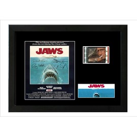 Jaws Shark Original Framed Film Cell Display Signed Stunning Gift