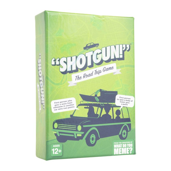 WHAT DO YOU MEME? Shotgun! - The Hilarious Family Card Game for Road Trips Family