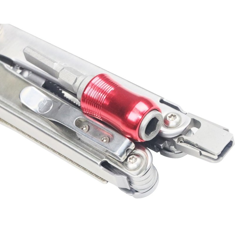MORETOPGODD Flat End Quick Change Screwdriver Bit Holder for Multitool,