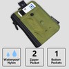 BOKOVNGEE Minimalist RFID folio Small Wallet with ID Window,Water Resistant