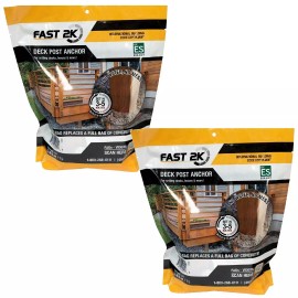 Fast 2K Deck Post Mix, Expanding Foam Concrete Alternative for Post Install (2)