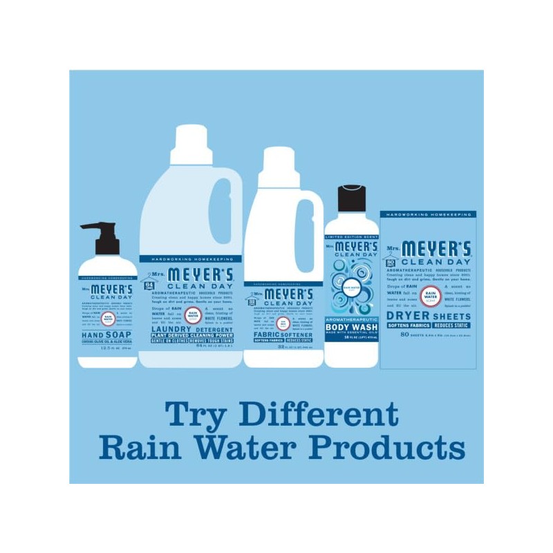 MRS. MEYER'S CLEAN DAY Hand Soap, Made with Essential Oils,