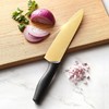 Marco Almond® Gold Knife Set With Block KYA23, 14 Pieces