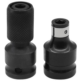 YDHfdc Pack of 2 Impact Wrench Bit Adapter 1/2 to 1/4 Bit Holder Socket Adapter Impact Wrench Adapter for Impact Wrench Screwdriver Bit Holder