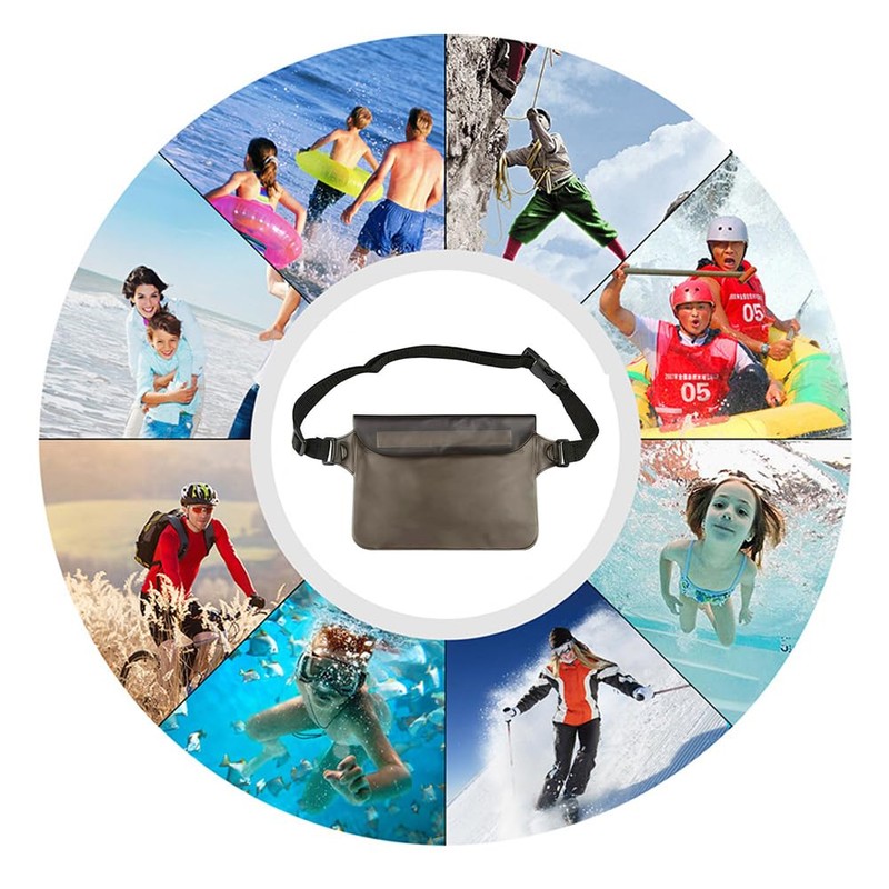 Waterproof Pouch, IPX8 Certified, Waterproof Bag, Fully Waterproof, Screen Touchable,
