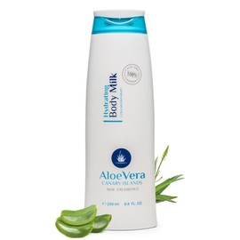 Aloe Excellence Moisturising Body Milk with Aloe Vera and Citrus Essence, Soft and Smooth Skin, Quick Absorbent, Aromatherapy, Stimulates Body and Mind, 250 ml