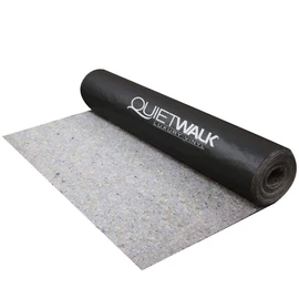 QuietWalk LV Luxury Vinyl, Laminate, or Wood Underlayment (Float, Glue, or Nail) w/Vapor Barrier- Sound Reduction, Compression Resistant, Moisture Protection 3'x33'4" Roll (Covers 100 sf) QW100LV