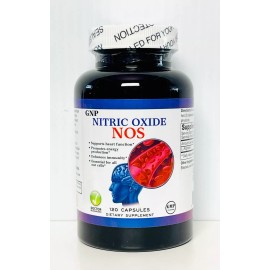GNP Nitric Oxide NOS 120 capsules For Heart, Energy, Immune System Cells