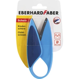 Eberhard Faber Children's Scissors for Left-Handers and Right-Handers, Ideal for Cutting and Crafting with Toddlers, blue