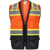 ProtectX 6 Pockets High Visibility Safety Vest for Men Women