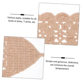 Mikinona 1Pc Lace Faux Collar Decorative Hair Band for Women Versatile Detachable Headband Stylish Accessory for Daily Wear Dating and Special Occasions