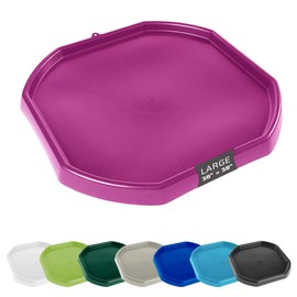 MEKA Tuff Tray for Sensory Play, Sensory Tray for Kids, Toddler Water Table, Tuff Spot Sensory Bin for Toddlers (Pink, Large (38" x 38"))