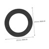 Operitacx Skid Floor Protector Mat Round Furniture Pads for Recliners