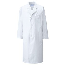 KAZEN Men's Examination Clothing, S-Type, Long Sleeve, 110-71 (Sax), 4L