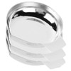 OHPHCALL 3pcs Jewelry Scale Trays Digital Scale Pans Stainless Steel