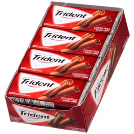 Trident Sugar-Free Gum, Cinnamon, 15 Count, Pack of 1