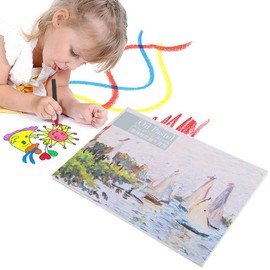 A4 Oil Painting Paper, Oil Pastel Sketch Book, Artist Sketch Pad, A4 Pastel Paper 20 Sheets, 210x297mm, for Oil Pastel Painting Drawing Coloring Sketch Paper a4 Artist Sketch pa