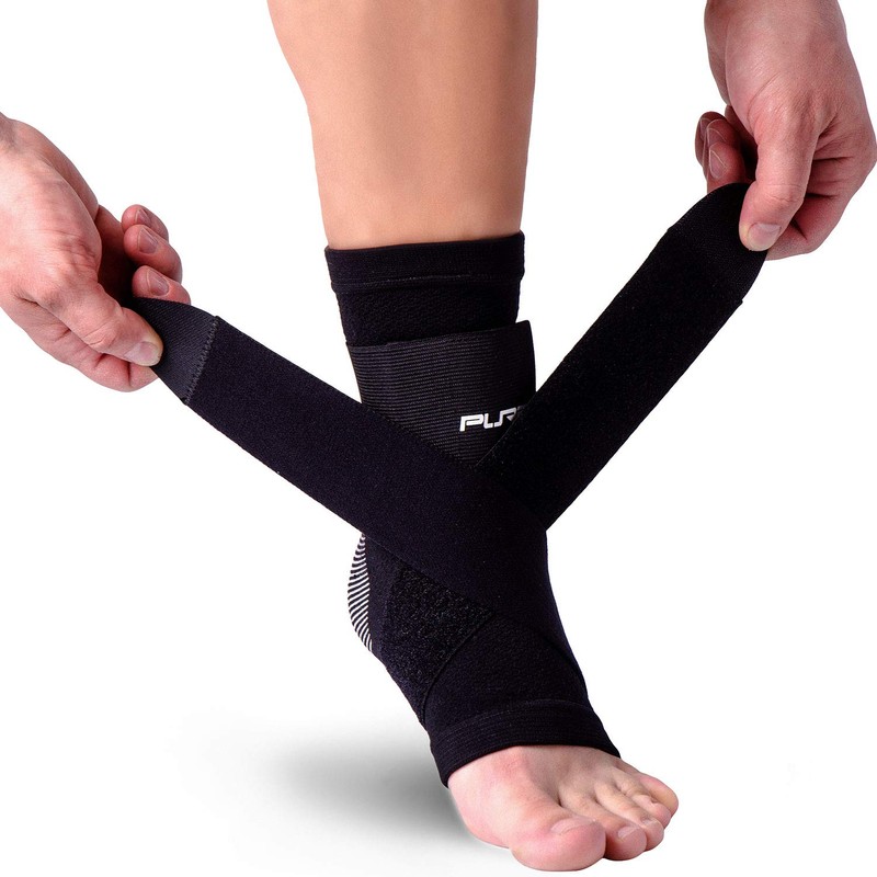 Pure Athlete Ultimate Ankle Support Brace – Compression Sleeve with