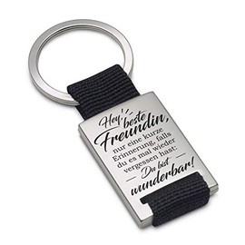 Lieblingsmensch Key Ring Model: Hey, Best Friend, Textile