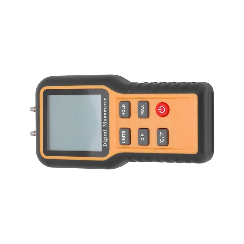 Handheld Digital Manometer, Portable Differential Pressure Gauge Meter for HVAC