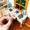 60 Pcs 1:12 Scale Mini Books, Miniatures Dollhouse Tiny Small