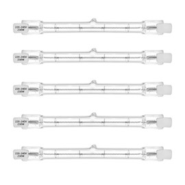 EKSAVE Halogen Lineare R7s 118mm 230W Halogenstablampe Halogenstab 230V 2700K Warmweiß Dimmbar(5 Stück)