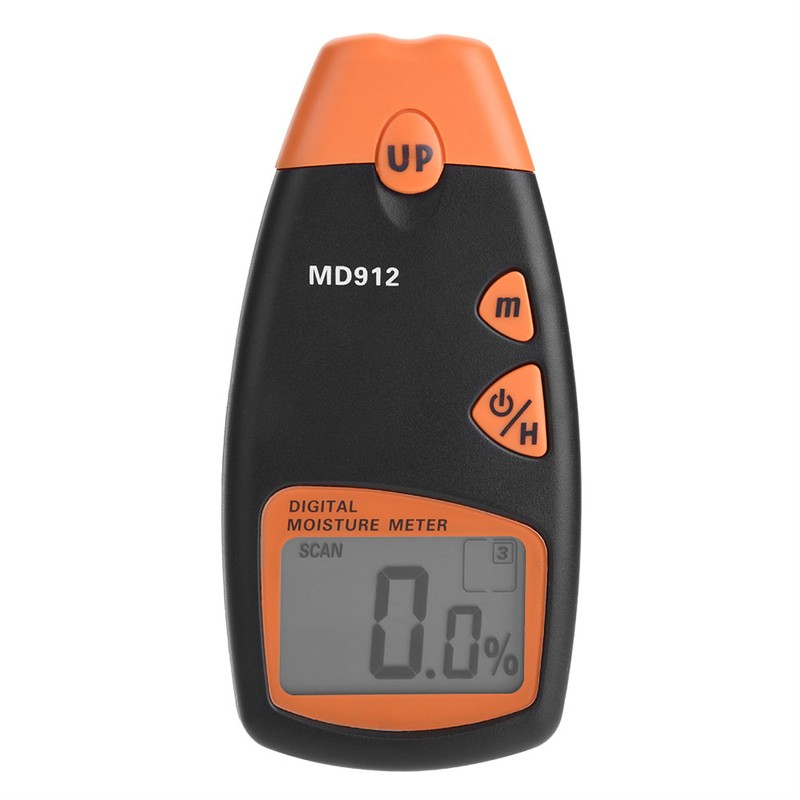 MD912 Digital LCD 2/4 Pin Wood Moisture Meter Detector Timber