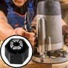 Threlaco 2 Pcs Router Collet Kit Replacement 1/4" and 1/2"