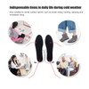 2Pcs Electric Heated Insoles Smart 3 Gears Temperature Adjustment Warm
