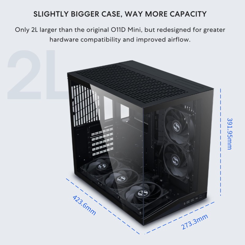 LIAN LI O11D MINI V2 Flow | Compact ATX Mid-Tower
