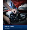 KAX Engine Water Pump With Gasket Fit for Ford Fusion