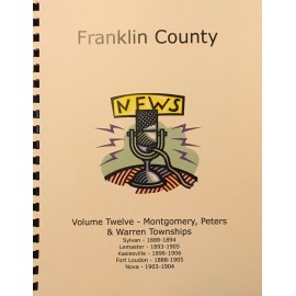 Franklin County, Pa Montgomery, Peters, & Warren Township book