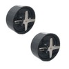 2Pcs Replacement Cross Pro Extractor Blade，Compatible with NutriBullet blender NB-201
