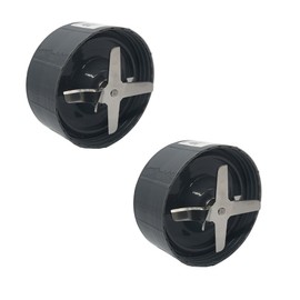 2Pcs Replacement Cross Pro Extractor Blade，Compatible with NutriBullet blender NB-201 900w series & NB101 600W Series （2PCS）
