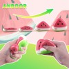 Anboor Pack of 12 Squishies Toys for Children, Watermelon, Small