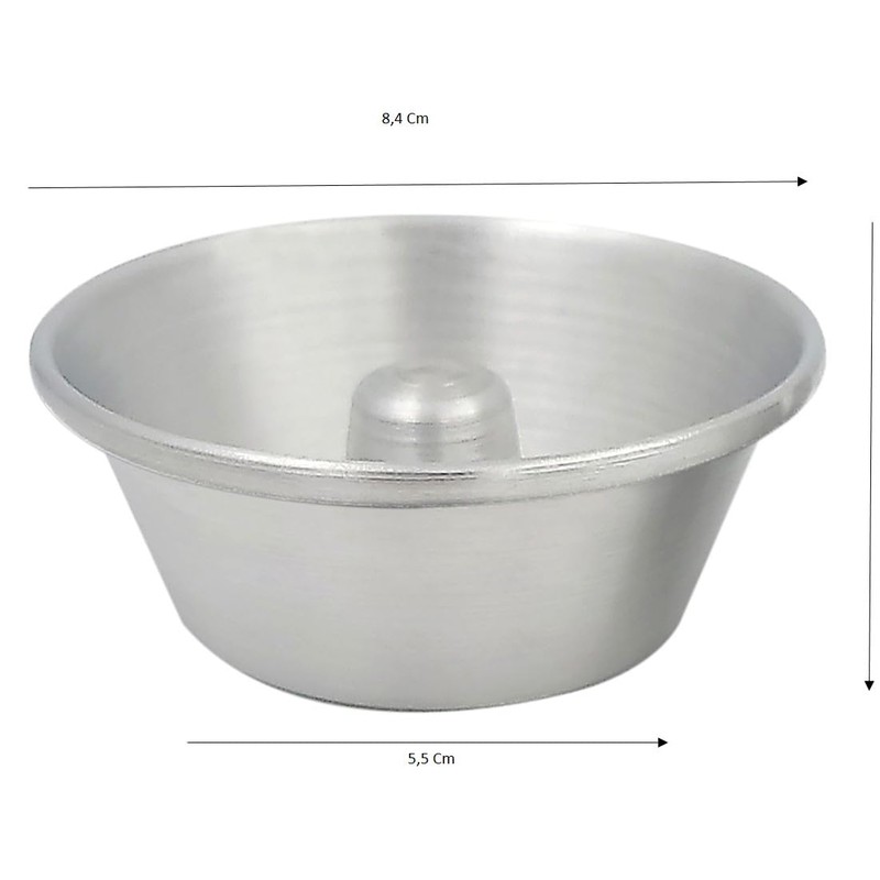 Mali's 43106 Mini Savarin and Babas Moulds, Set of 4,