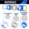 120PCS Solder Seal Wire Connectors - Sopoby Heat Shrink Waterproof