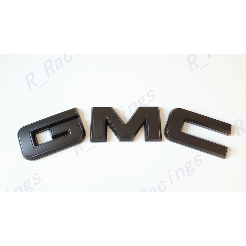 Auto Front Only Matte Black Emblem Overlay 2019-2025 GMC Sierra