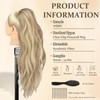 WJMY Wavy Ponytail Extension with Clip, Curly 60 cm Braid