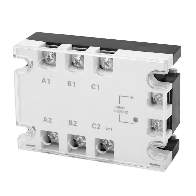3 Phase Solid State Relay White Noiseless Anti Shock Reliable