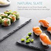 Navaris Natural Slate Serving Plates - Set of 4 Place