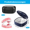Pack of 2 Dentures Box, Denture Box, Denture Box, Portable