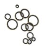 240pcs 6\8\10\12\14\16\18\20\22\24\27\30mm Metal Rubber Sealing Oil Ring Drain Plug Gasket