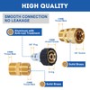 TOOLCY Super Flexible Pressure Washer Hose 50ft, 3400 PSI Kink